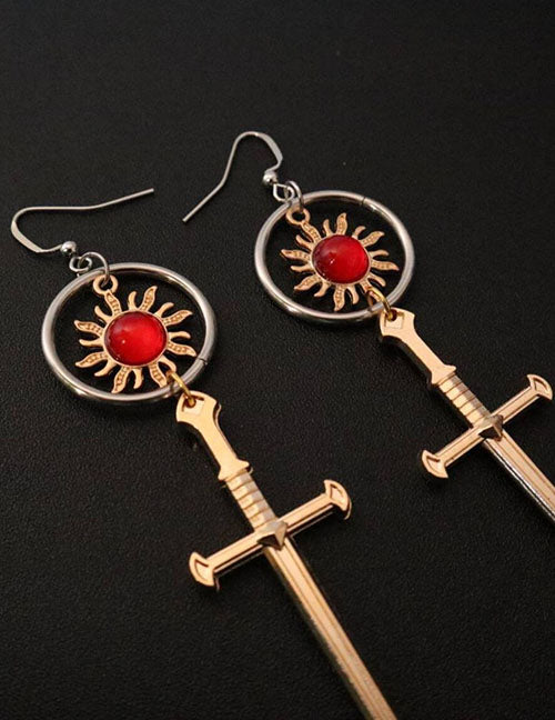 Sword Earrings