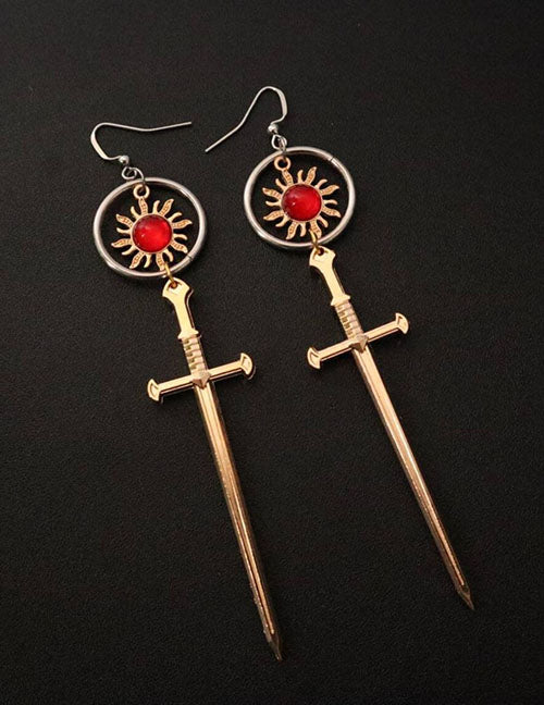 Sword Earrings