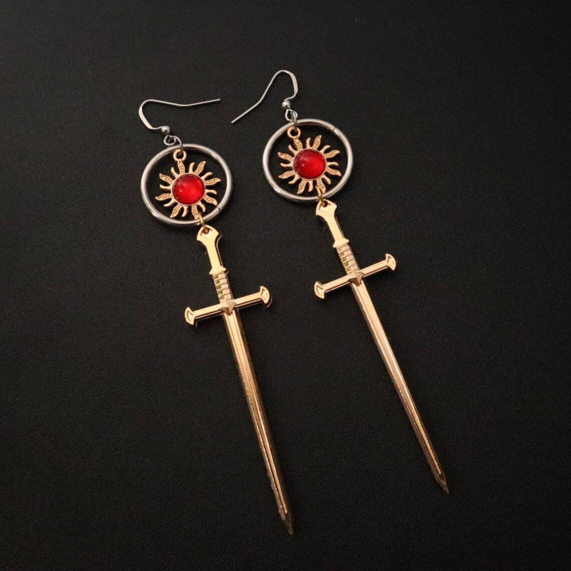 Sword Earrings