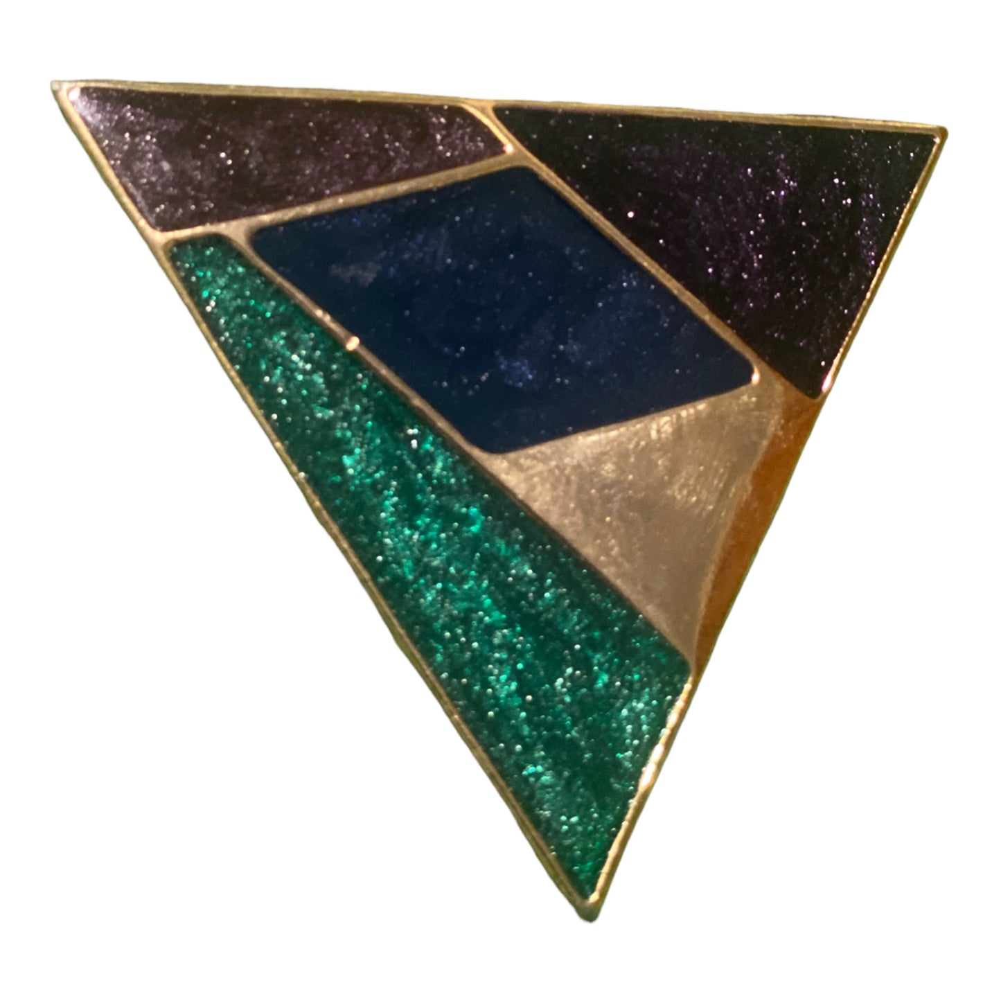 Vintage Triangle Brooch