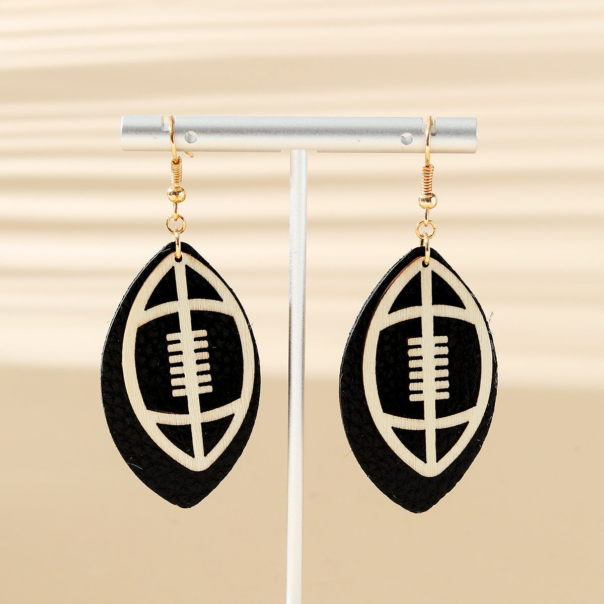 Football earrings