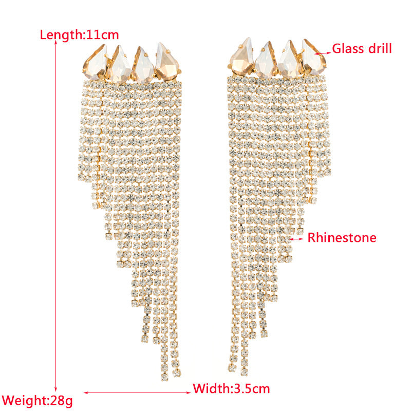 Asymmetric Glamour earrings