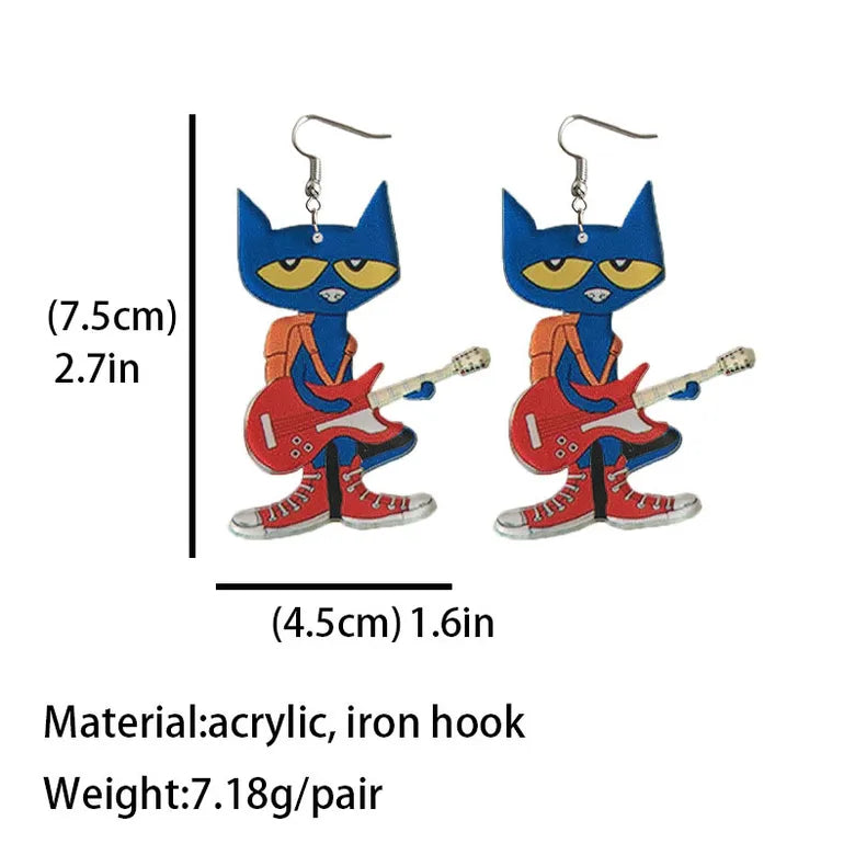 Pete the Cat Earrings