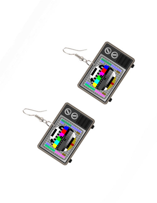 Retro TV Earrings