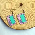 Retro Beeper Earrings